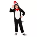 Kids Cat in the Hat Jumpsuit Costume – Dr. Seuss at Spirit Halloween