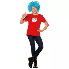 Kids Thing 1 and Thing 2 Costume Kit - The Cat in the Hat at Spirit Halloween