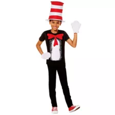Kids The Cat in the Hat Costume Kit at Spirit Halloween