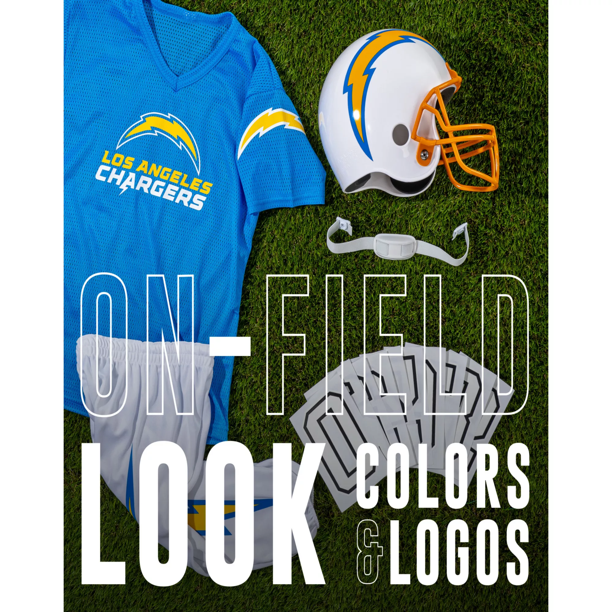 Kids Los Angeles Chargers NFL Uniform Costume Deluxe - Franklin Sports at Spencer's