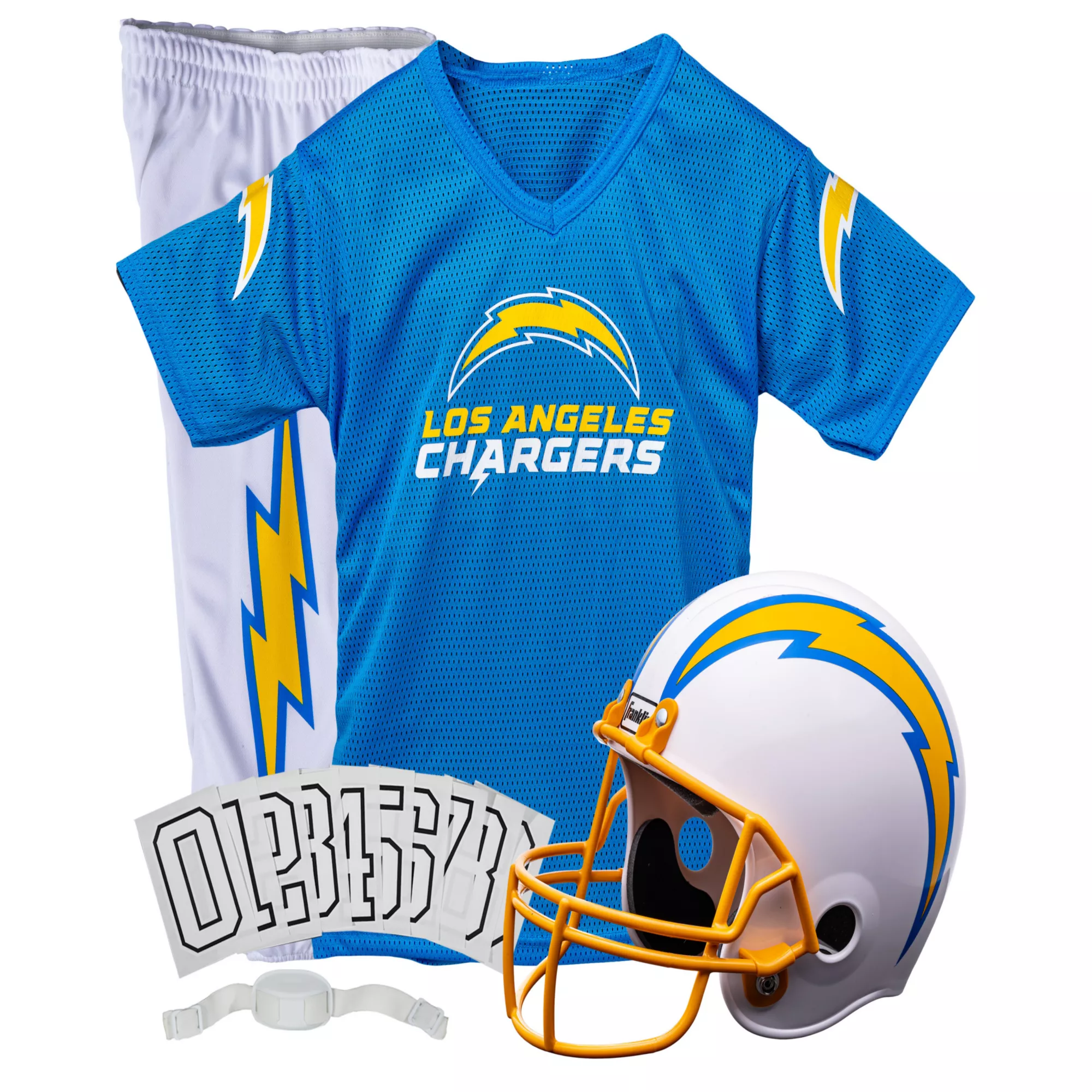 Kids Los Angeles Chargers NFL Uniform Costume Deluxe - Franklin Sports at Spencer's