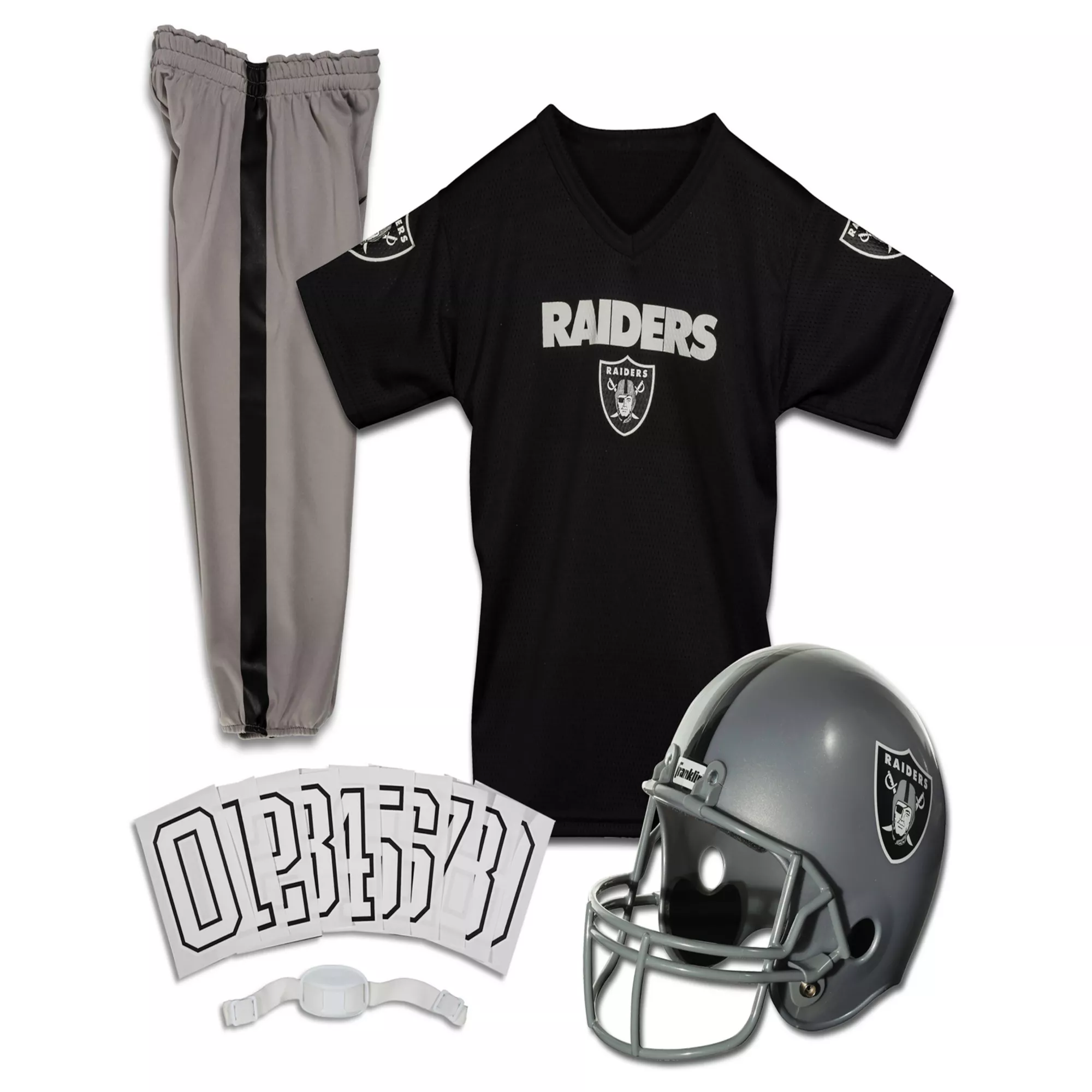 Kids Las Vegas Raiders NFL Uniform Costume Deluxe - Franklin Sports at Spencer's