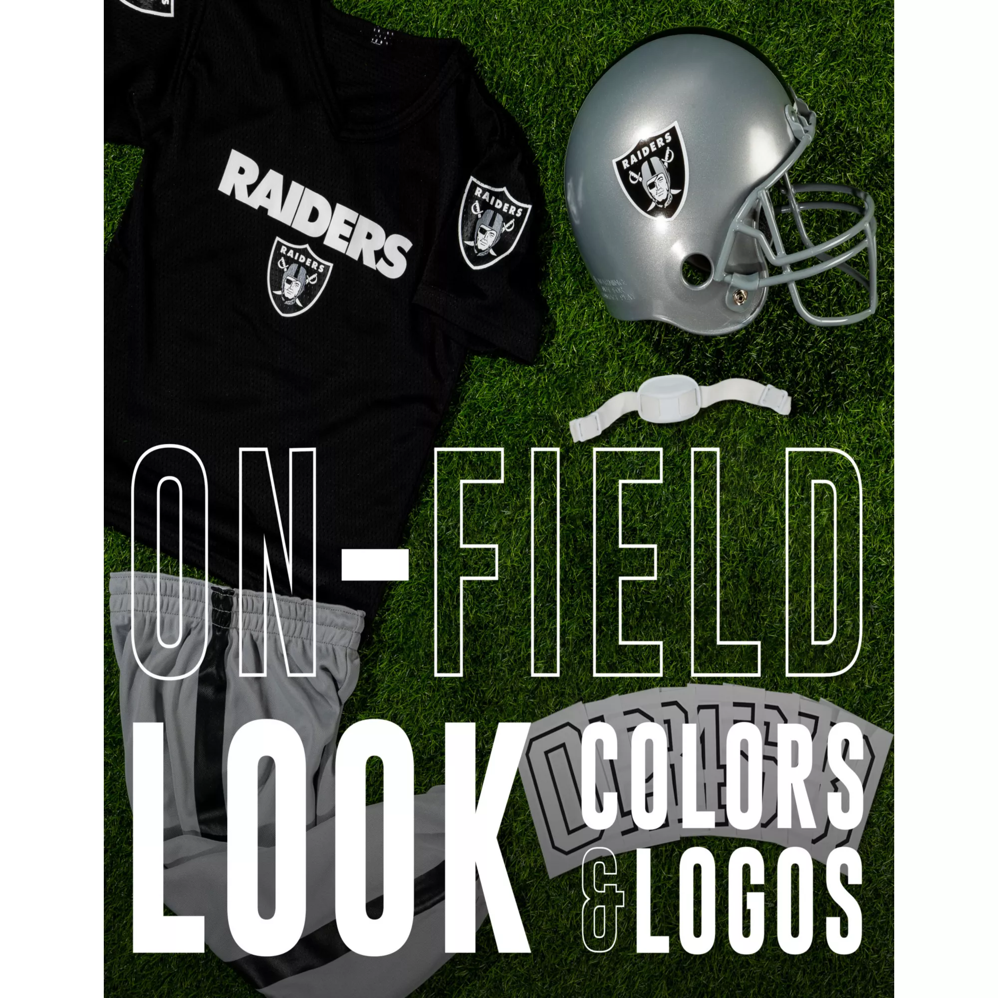 Kids Las Vegas Raiders NFL Uniform Costume Deluxe - Franklin Sports at Spencer's