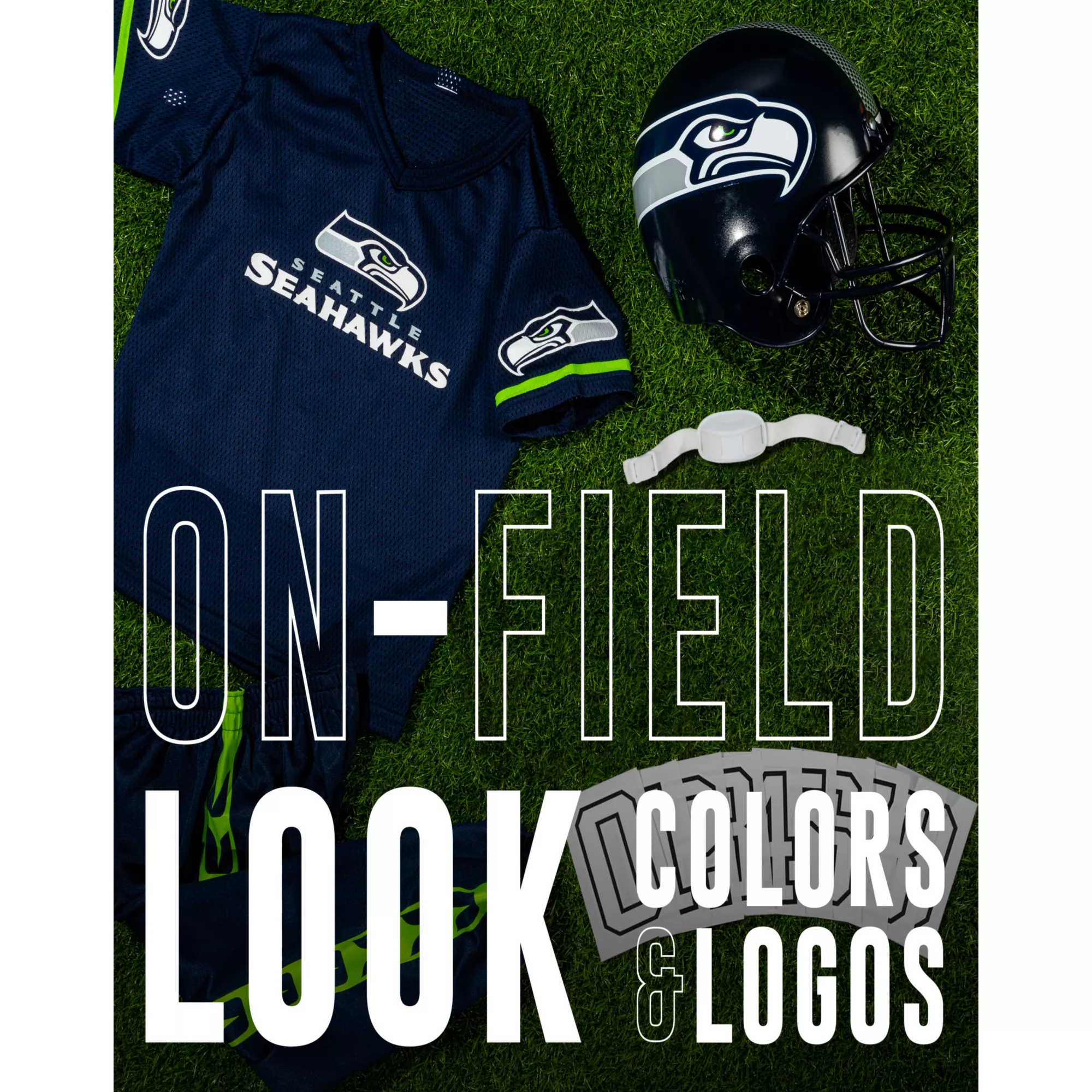 Kids Seattle Seahawks NFL Uniform Costume Deluxe - Franklin Sports at Spencer's