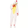 Adult Chicken Jumpsuit Costume at Spirit Halloween