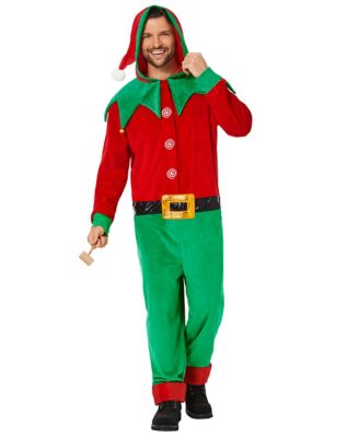 Adult Elf Jumpsuit Costume