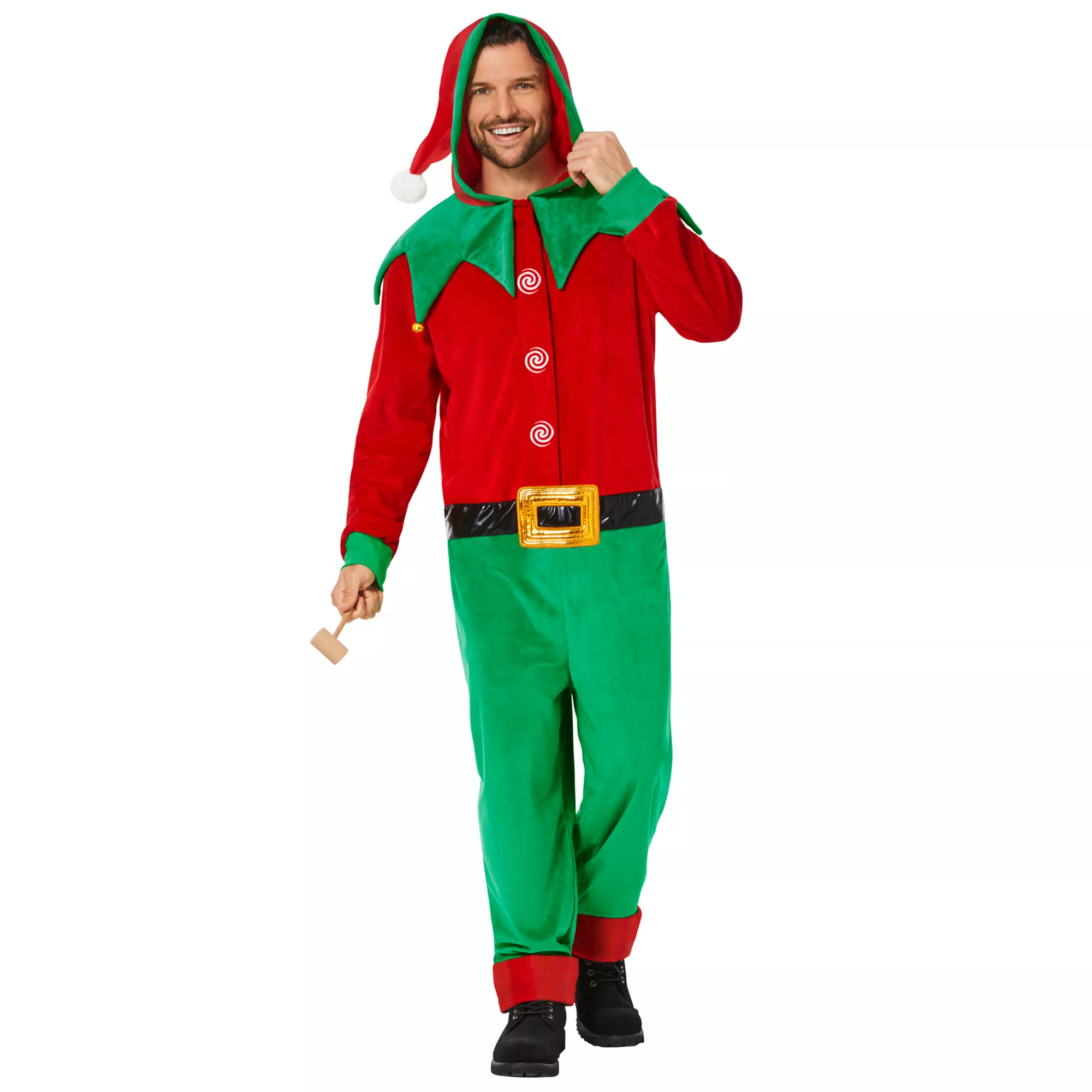 Adult Elf Jumpsuit Costume at Spirit Halloween