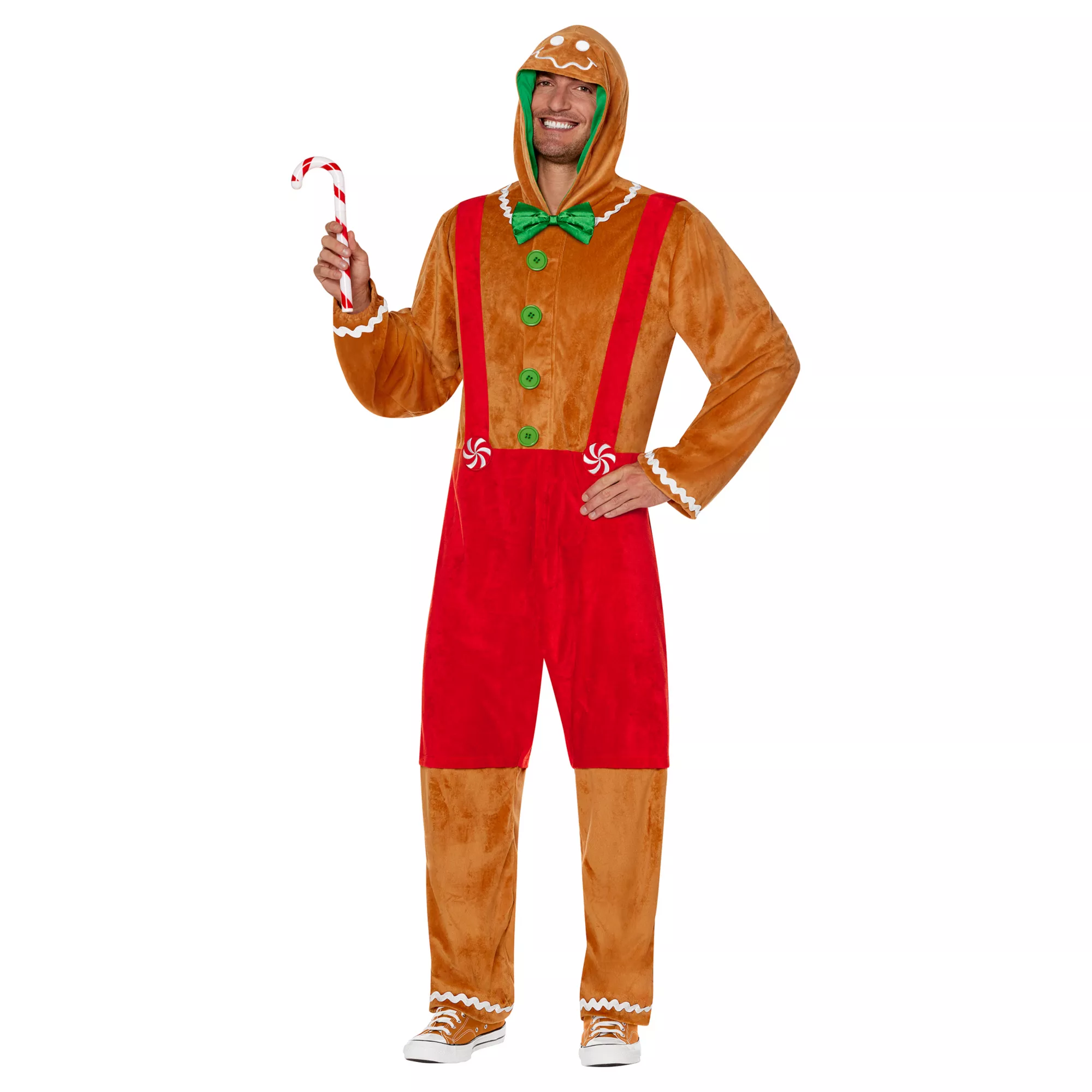 Adult Gingerbread Jumpsuit Costume at Spirit Halloween