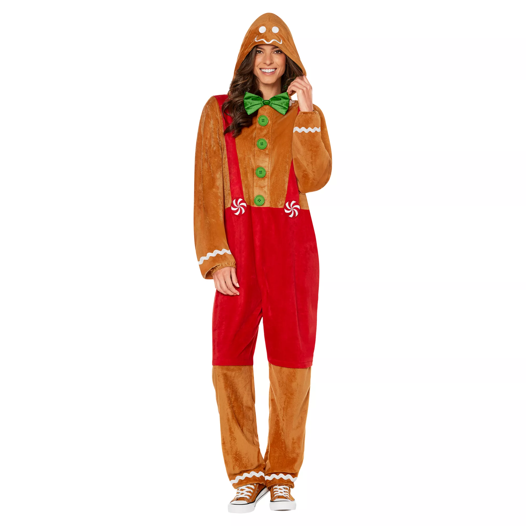 Adult Gingerbread Jumpsuit Costume at Spirit Halloween