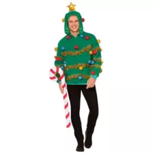 Adult Christmas Tree Hoodie at Spirit Halloween