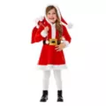 Toddler Santa Hooded Dress Costume at Spencer's