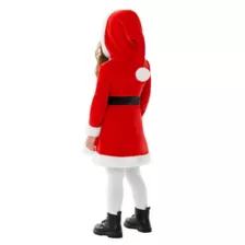 Toddler Santa Hooded Dress Costume at Spencer's