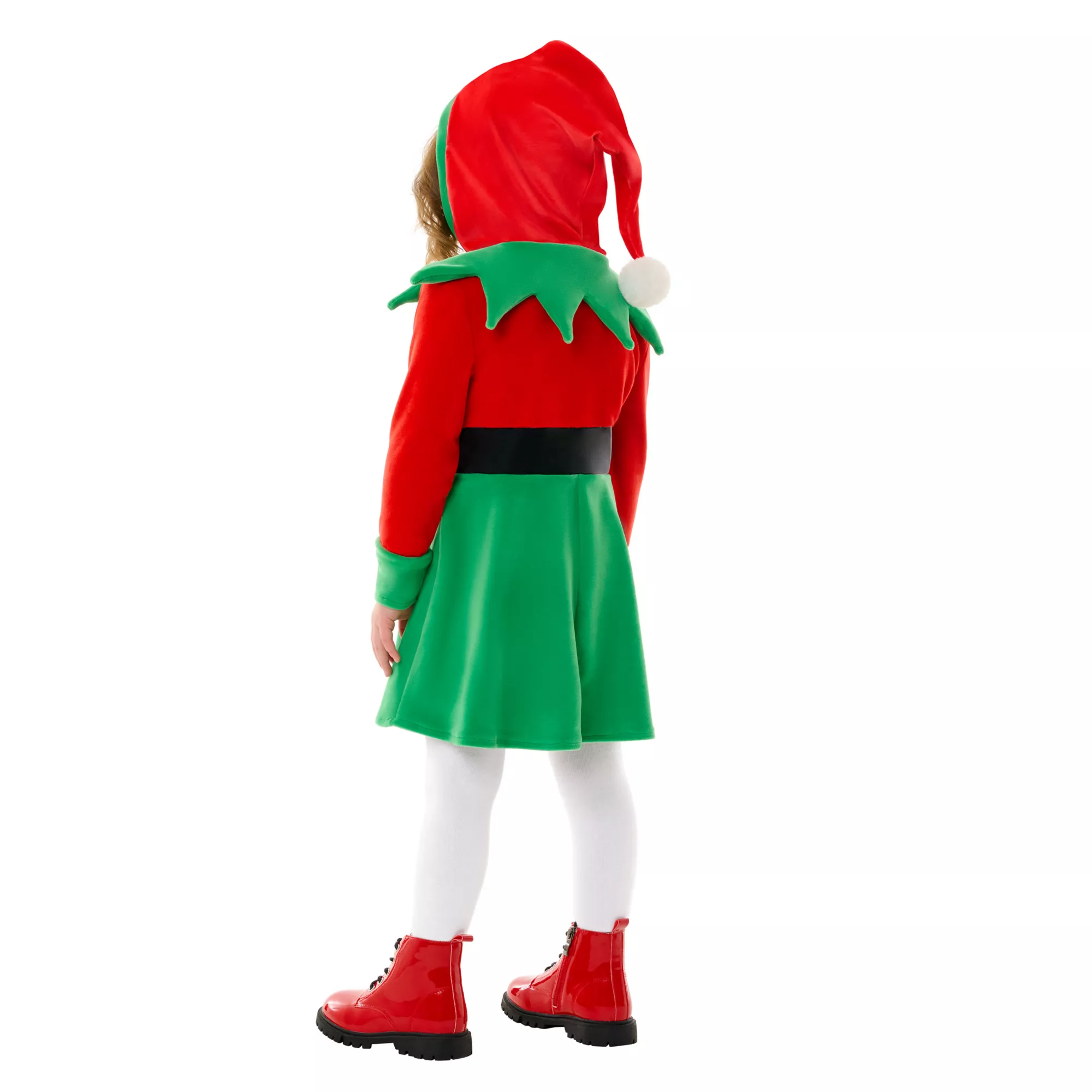 Toddler Elf Hooded Dress Costume at Spirit Halloween