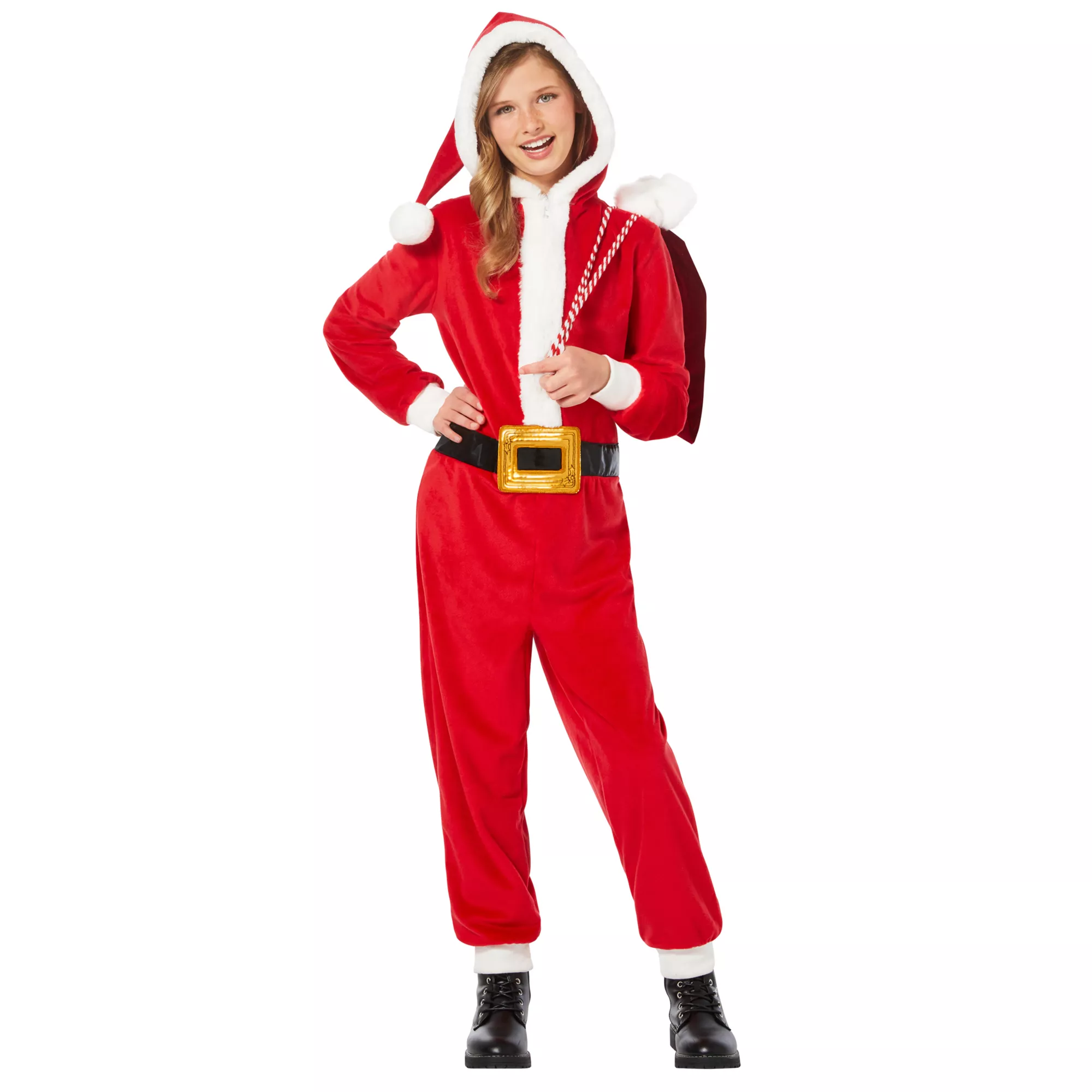 Kids Santa Claus Jumpsuit Costume at Spirit Halloween