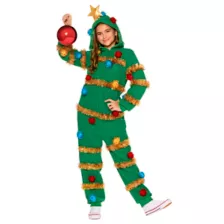 Kids Christmas Tree Jumpsuit Costume at Spencer's