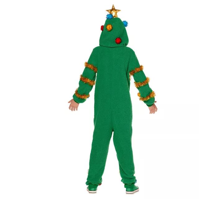 Kids Christmas Tree Jumpsuit Costume at Spencer's