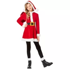 Kids Hooded Santa Dress at Spirit Halloween