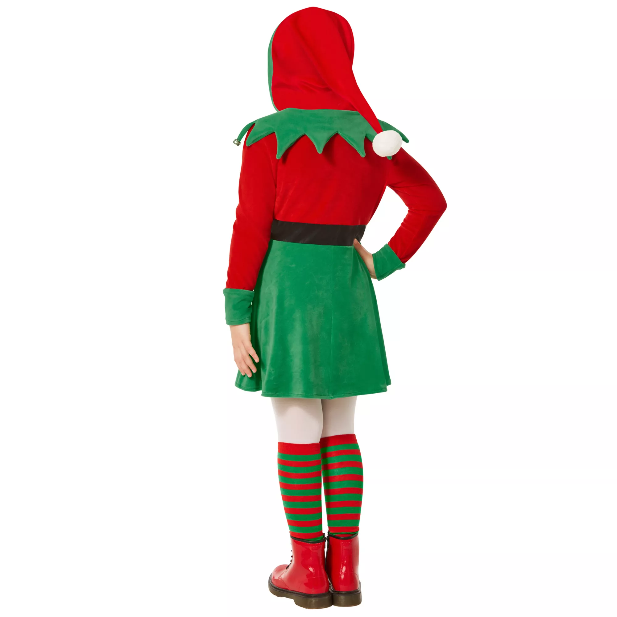 Kids Elf Hooded Dress Costume at Spencer's