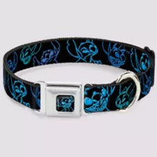 Buckle-Down Black and Blue Stitch Dog Collar - Lilo & Stitch at Spencer's