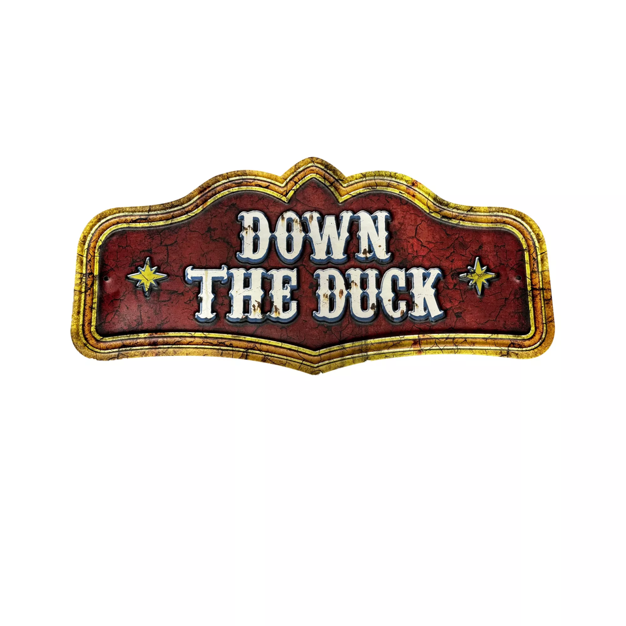 Down The Duck Carnevil Sign at Spirit Halloween