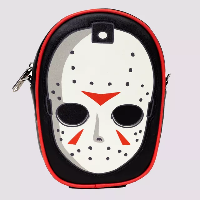 Buckle-Down Jason Voorhees Hockey Mask Crossbody Bag - Friday the 13th at Spencer's