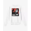 Ghostface Call Me Sweatshirt at Spencer's