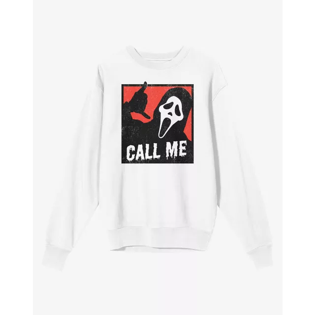 Ghostface Call Me Sweatshirt at Spencer's