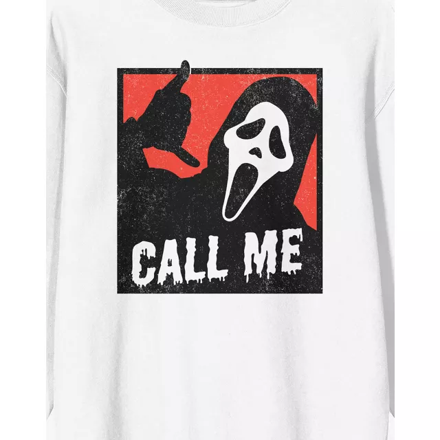 Ghostface Call Me Sweatshirt at Spencer's