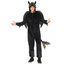 Adult Toothless Jumpsuit Costume - How to Train Your Dragon at Spencer's
