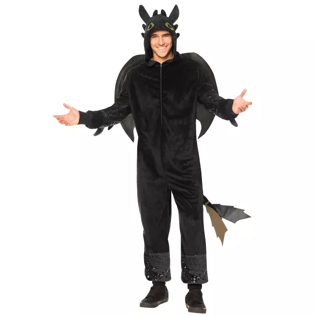 Adult Toothless Jumpsuit Costume - How to Train Your Dragon at Spencer's