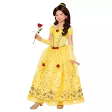 Kids Belle Dress Costume Disney Princess