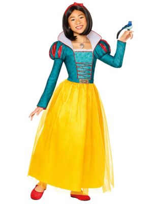 Kids Snow White Costume - Snow White Live Action Movie, Yellow, Medium - Spirit Halloween
