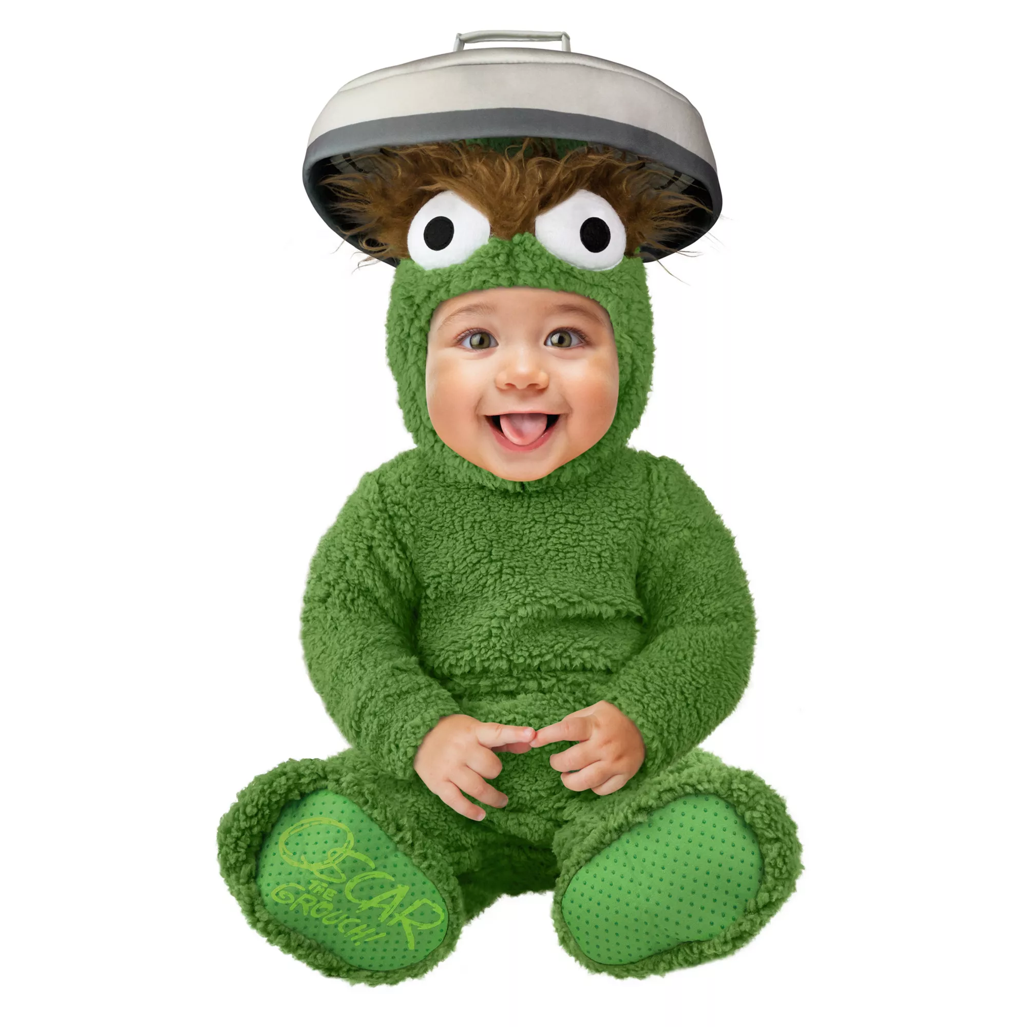 Baby Oscar the Grouch Jumpsuit Costume - Sesame Street at Spirit Halloween