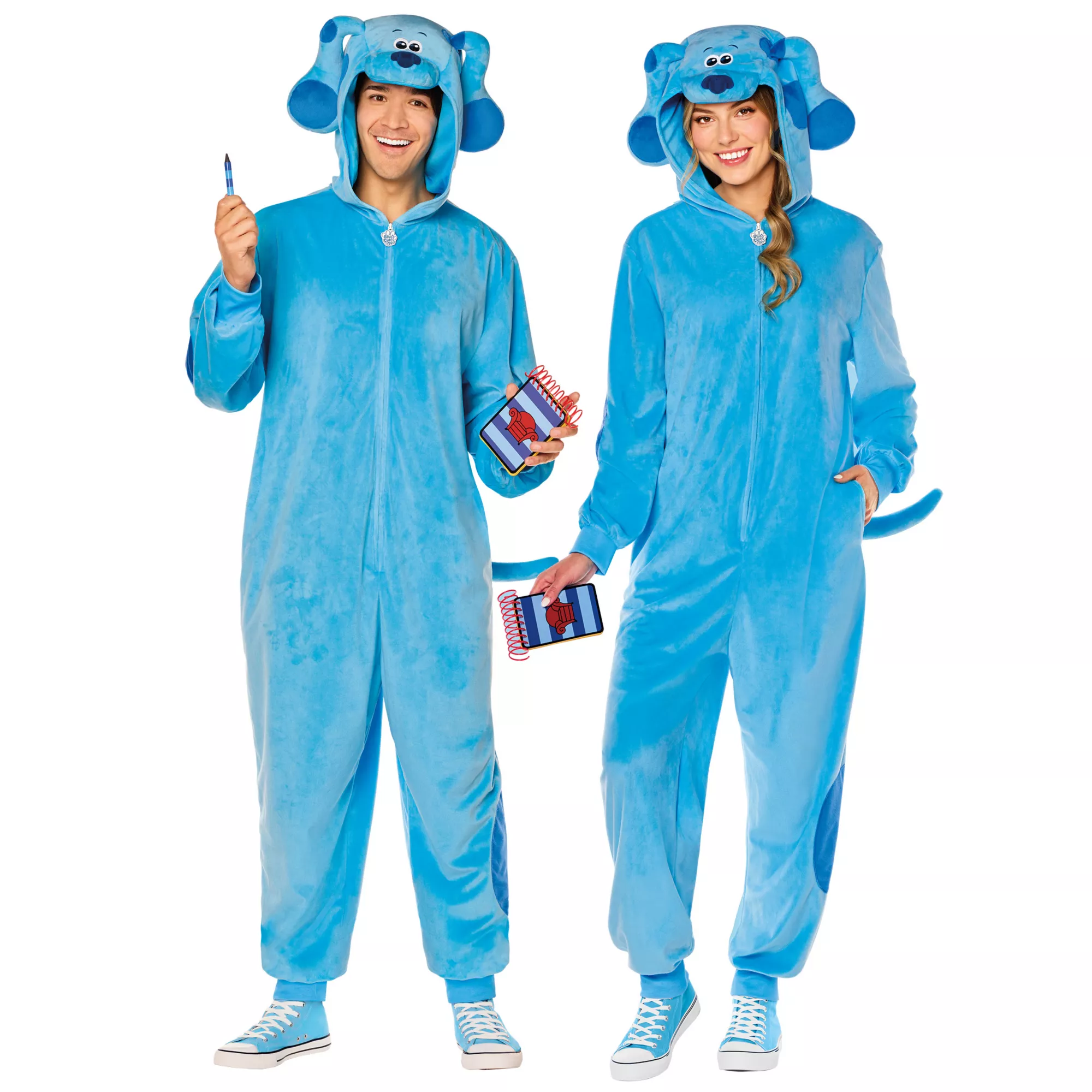 Adult Blue Jumpsuit Costume - Blue’s Clues and You at Spencer's