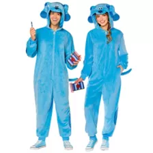 Adult Blue Jumpsuit Costume - Blue’s Clues and You at Spencer's