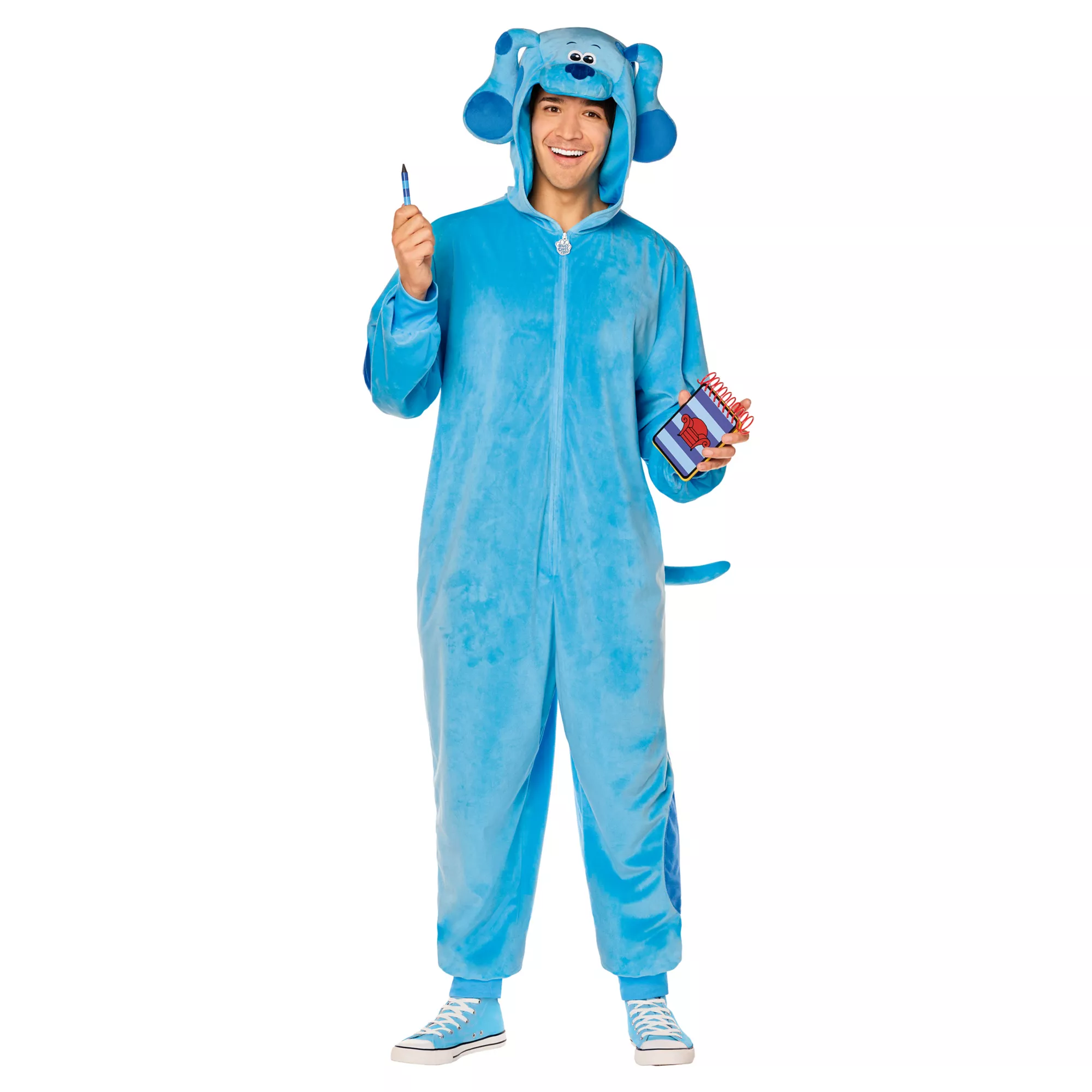 Adult Blue Jumpsuit Costume - Blue’s Clues and You at Spencer's