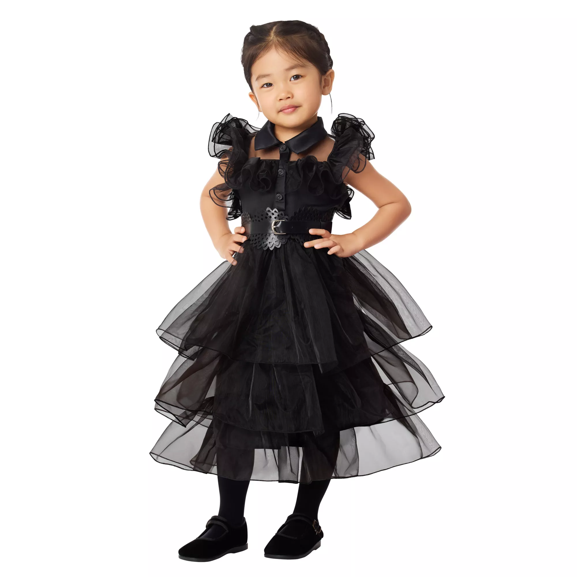 Toddler Rave 'N Dance Wednesday Addams Dress Costume - Wednesday at Spirit Halloween