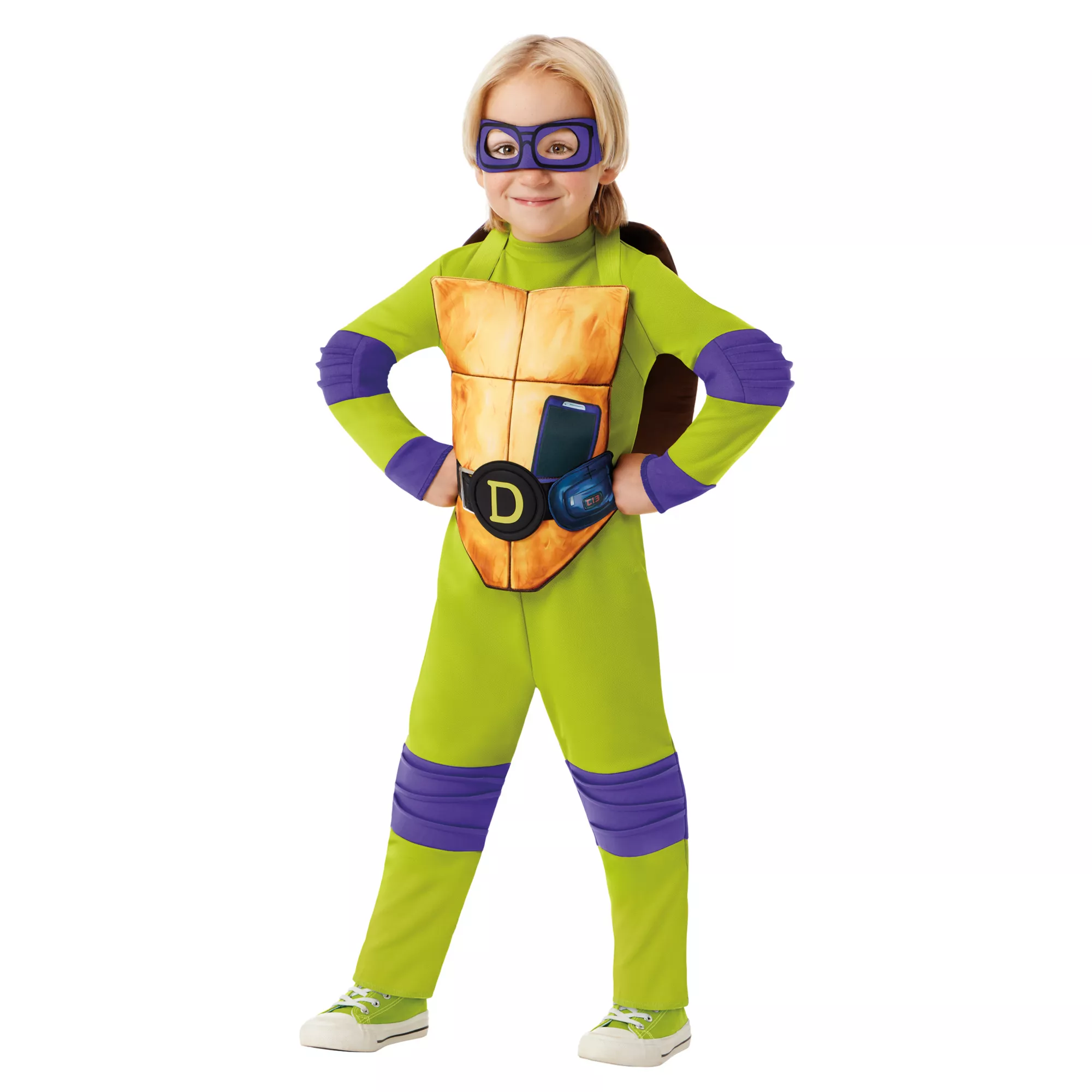 Toddler Donatello Jumpsuit Costume - TMNT Mutant Mayhem at Spirit Halloween
