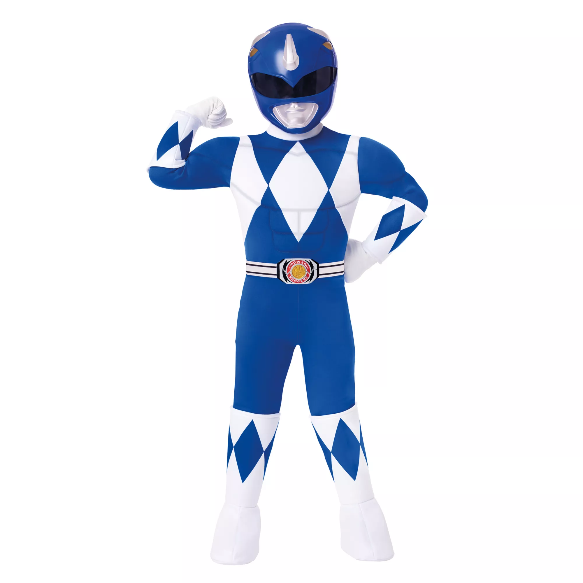 Toddler Blue Power Ranger Costume - Mighty Morphin Power Rangers at Spirit Halloween