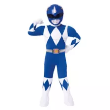 Toddler Blue Power Ranger Costume - Mighty Morphin Power Rangers at Spirit Halloween