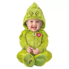 Baby Grinch Jumpsuit Costume Seuss