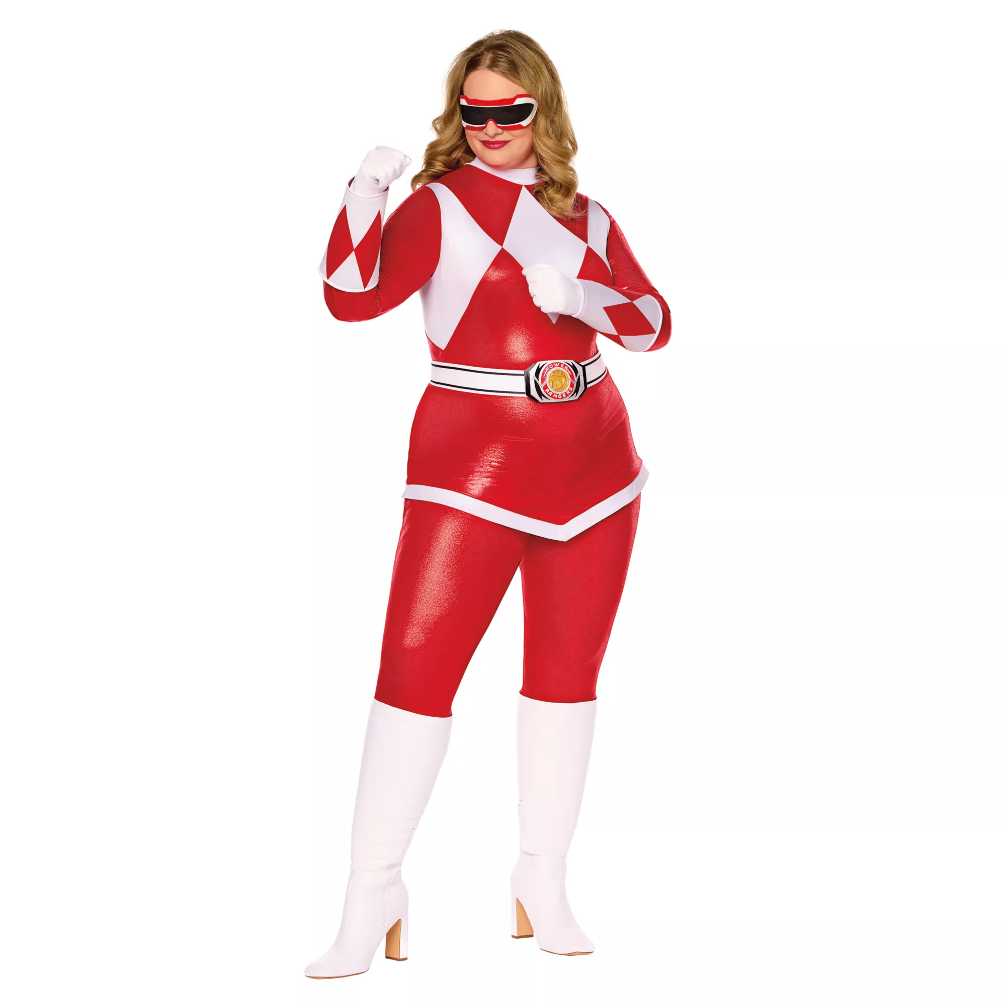 Adult Red Power Ranger Costume at Spencer's