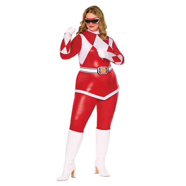 Adult Red Power Ranger Costume at Spencer's