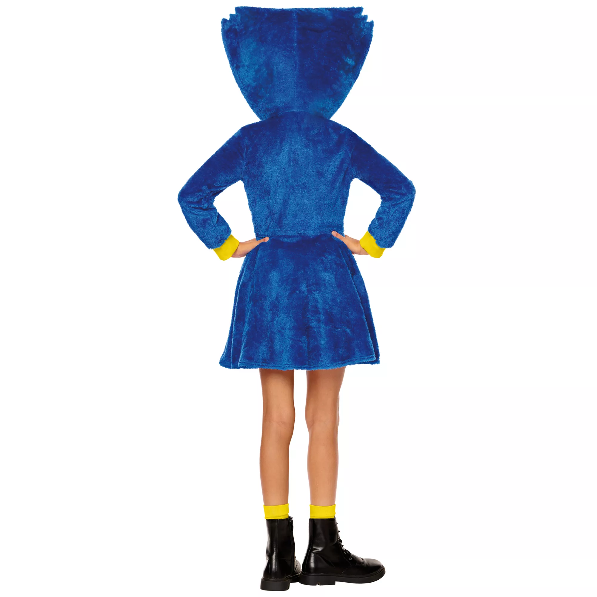 Kids Huggy Wuggy Hooded Dress Costume - Poppy Playtime at Spirit Halloween