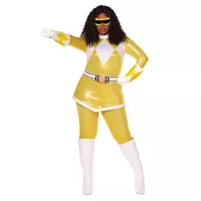 Adult Yellow Power Ranger Costume - Mighty Morphing Power Rangers at Spencer's