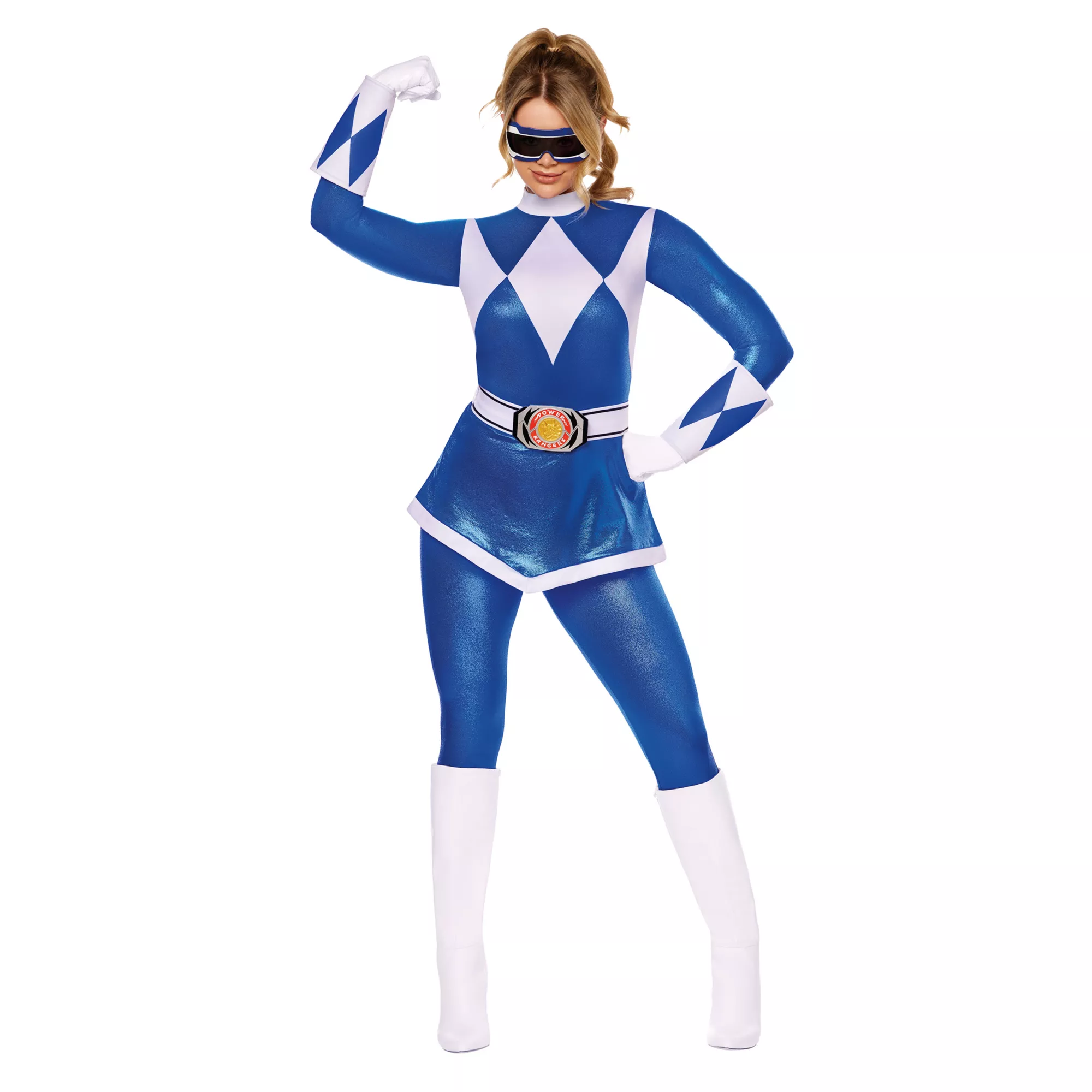 Adult Blue Power Ranger Costume at Spencer's
