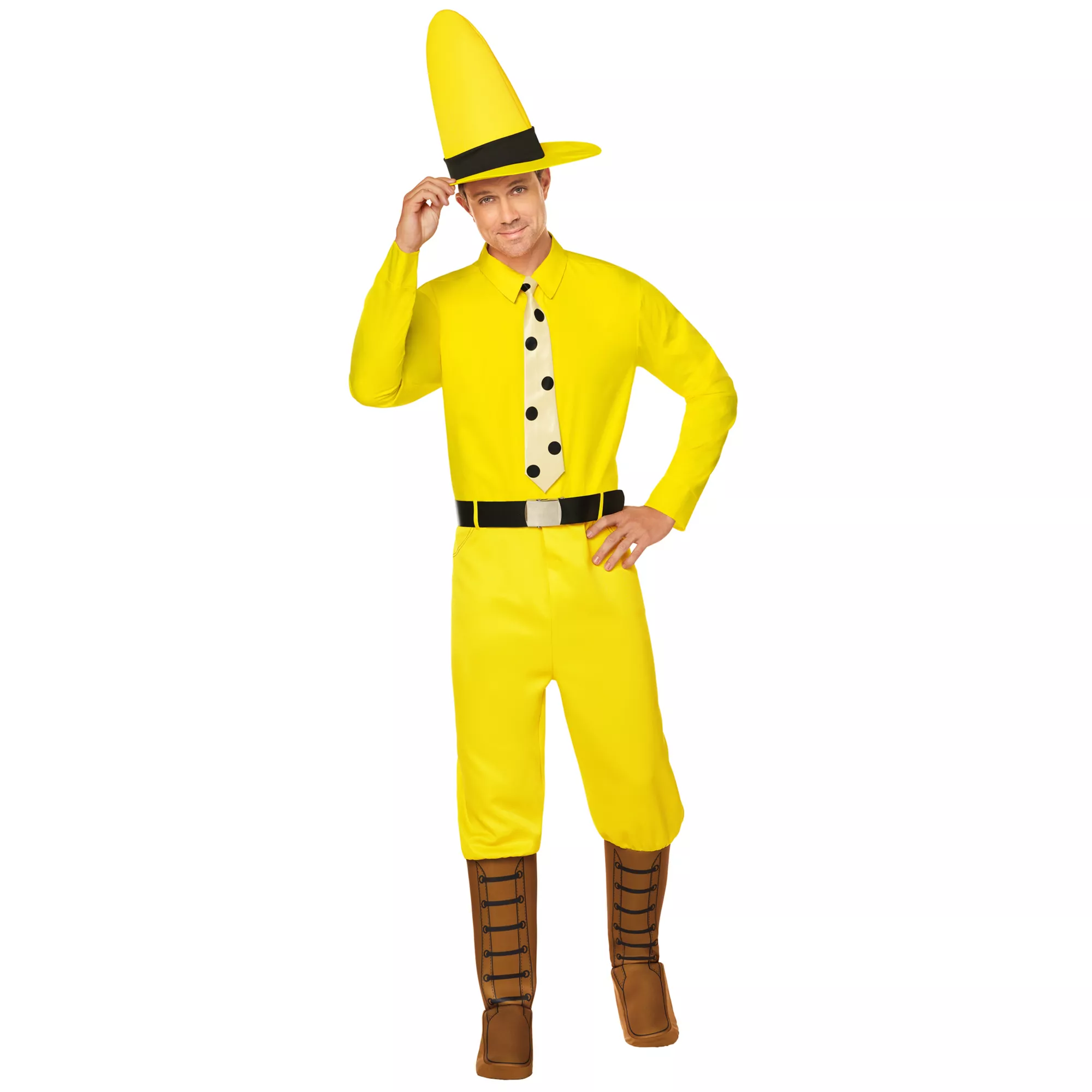 Adult The Man with the Yellow Hat Costume - Curious George at Spencer's