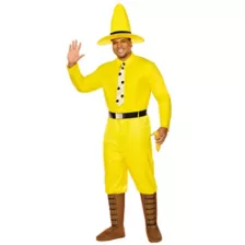 Adult The Man with the Yellow Hat Costume - Curious George at Spencer's