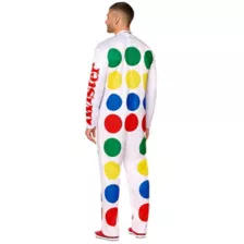 Adult Twister Board Game Jumpsuit Costume at Spencer's