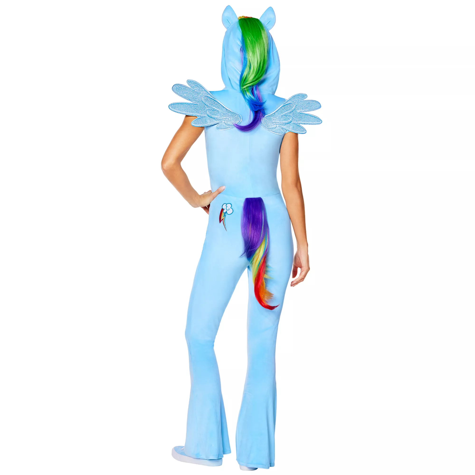 Adult Rainbow Dash Jumpsuit Costume -  My Little Pony Friendship Is Magic at Spencer's